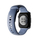 Rrip për orë inteligjente Puro ICON për Apple Watch, 44-49mm, silikon, blu e çelët