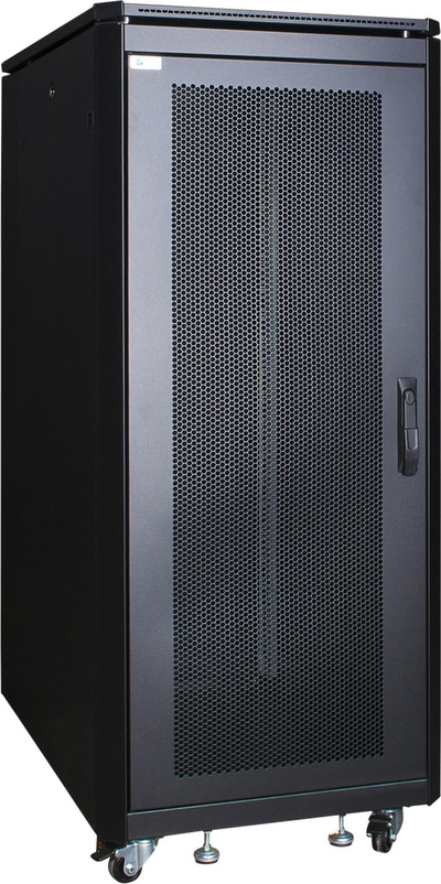 Kabinet rack Lanview RSL26U61BL, 26U, metalik, i zi