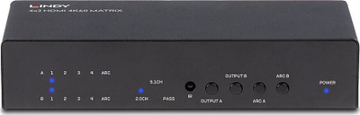 Matriks video switch Lindy 38084, 4x2, 4K, i zi