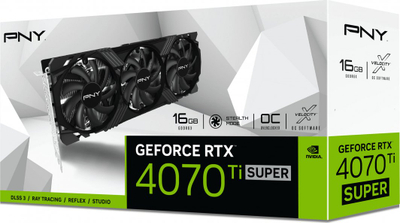 Kartelë grafike PNY GeForce RTX 4070 Ti SUPER Verto OC 16GB GDDR6X