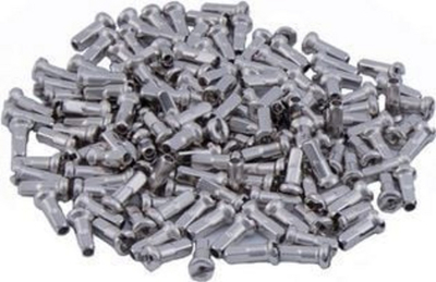 Сет нипли Cn Spoke AN12, алуминиум 12mm, 144 парчиња, сребрена