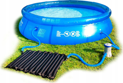 Ngrohës uji diellor për pishinë Swim &amp; Fun SolarHeater XP2, për pompa deri 4000 l/orë, 126 x 80 cm, i zi
