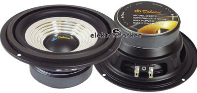 Ѕиден звучник Dibeisi Mounting 6.5", 8 Ohm, 90 dB, бел