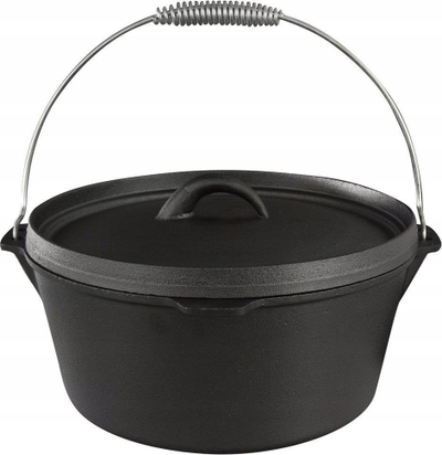 Tenxhere gize Snger Stock Pot, 5L, me kapak, e zezë