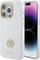 Maskë telefoni Guess Silicone Logo Strass 4G për iPhone 15 Pro Max, silikoni, e bardhë