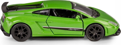 Maket metalik Daffi Lamborghini Gallardo LP570-4 RMZ 5, 1:36, me tërheqje, jeshil