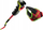 Shkopinj ski Leki WCR TBS GS 3D, 120cm, alumini, të kuq