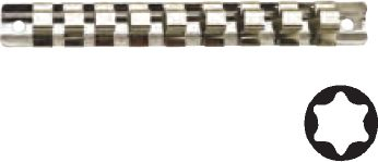 Set çelësash Torx Teng Tools TX, 9 copa, 3/8", metalik