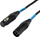 Kabllo audio SSQ XX10 PRO, XLR F në XLR M, 10 m, e zezë
