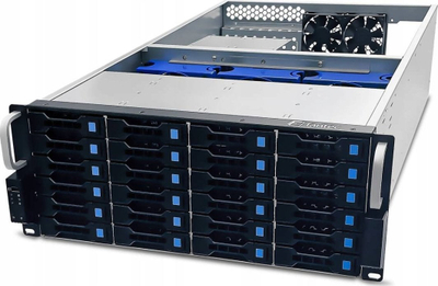 Kasa serveri FANTEC SRC-4240X07, 4U rack 19", 680mm, e zezë