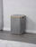 Shportë rrobash Kesper Laundry Basket, 50L, me një ndarje, gri