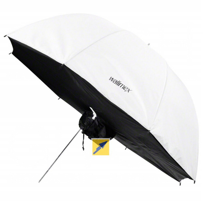 Softbox çadër Walimex Pro, difuz, 109cm, bardh e zi