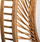 Pasqyrë muri spiral, bambu, 72 cm, natyrale