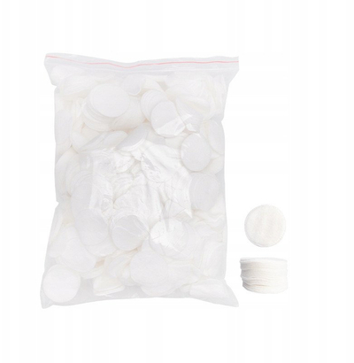 Pads pambuku kozmetik Activeshop, 500 g, 1200 copë, të bardha