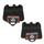 Fasho boksi DBX Knuckle Guard DBX-GM-1, xhel mbrojtës, set me 2 fasho, të zeza