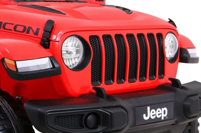 Makina elektrike për fëmijë Jeep Wrangler Rubicon 4x4, me bateri, sedilje eco leather, jeshile