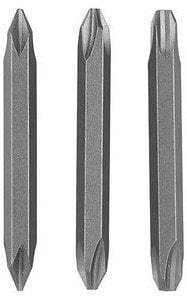 Set bite Bosch 2609255958, 3 copë, dyanshme, për prerje të drejtë kryq dhe Pozidriv