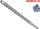 Spiral betoni Makita Nemesis II SDS, 6mm, 165mm, gri