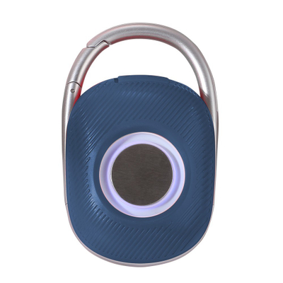 Altoparlant bluetooth Techly Mini, wireless V5.3, me drita LED, blu