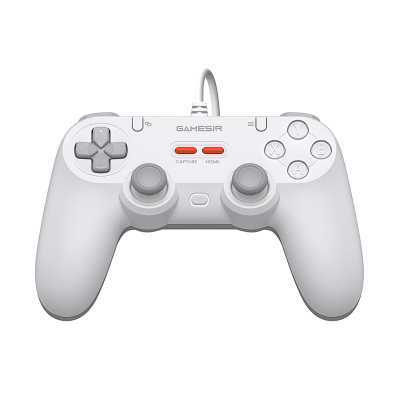 Gamepad me kabllo GameSir Tegenaria Lite, Hall Effect, 1000Hz, i bardhë