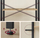Raft kabineti Loft, 4 rafte, stil klasik, sonoma oak