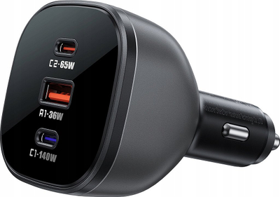 Karikues makinë ACEFAST A86, 140W, 2x USB C, i zi