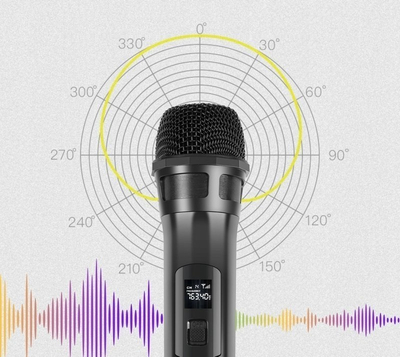 Mikrofon wireless Puluz SB7187, UHF, dalje 3.5mm, i zi