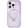 Maskë telefoni Guess GUHMP13LHRSGSU, për iPhone 13 Pro 13 6.1", MagSafe, lejla me shkëlqim