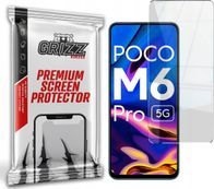 Mbrojtës ekrani GrizzGlass HybridGlass për Xiaomi POCO M6 Pro, xham hibrid, transparent