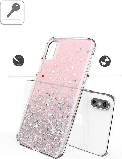Kapak telefoni Wozinsky Star Glitter, Samsung Galaxy A42 5G, jeshil me shkëlqim