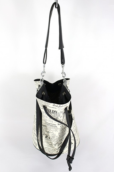 Çantë krahu Dara Bags Margot, nr.45, me mbishkrime