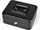 Kuti paresh Cashbox 12\", metal, me çelës, e zezë