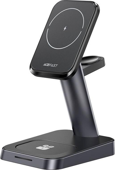 Karikues wireless tavoline Acefast E3, 3 në 1, karikim i shpejtë, ngjyrë e zezë