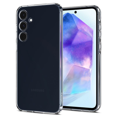 Mbështjellës për Samsung Galaxy A55 Spigen Liquid Crystal, transparent