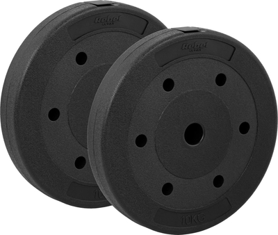 Disqe peshe Rebel Active, 2x10kg 20kg, diametër 31mm, të zeza