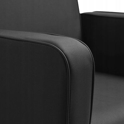 Karrige lavamani Melcap Virginia Backwash Chair, legen qeramik, ergonomike, e zezë