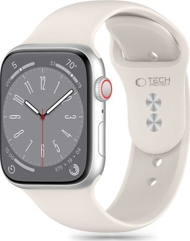 Rrip silikoni Tech-Protect për Apple Watch 1 9 SE, 38 40 41mm, i zi