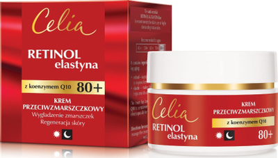 Kрем за лице Celia Anti Wrinkle 80+, 50 ml, против брчки