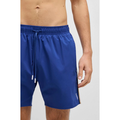 Rroba banje meshkujsh Boss Iconic 50491594, poliester, blu