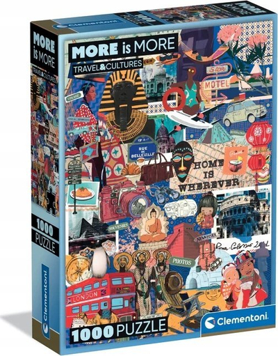 Puzzle Clementoni PZL 1000 More Is More, 1000 pjesë, 70 x 50 cm