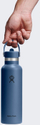 Shishe uji Hydro Flask Standard Flex Straw 21oz 621ml, inox, blu e errët