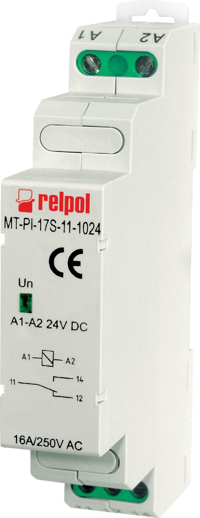 Relpol Инсталациски Реле MT-PI-17S-11-5024 1P 16A 24V AC