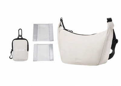 Çantë krahu Ulanzi HMN1 Crossbody për kamerë, gri e çelët