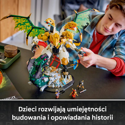 LEGO Ninjago Beteja e Dragoit Ultra 71872, 2178 pjesë