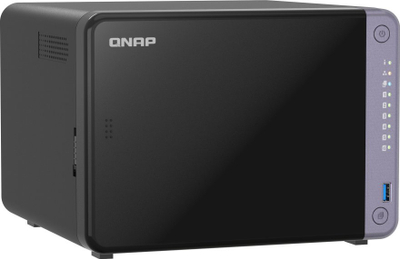 NAS server QNAP TS-632X-4G, me 6 slote, 4GB RAM, gri
