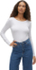 Bluzë Vero Moda VMHEAVEN Slim Fit 10298465 Bright White