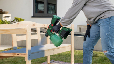 Систем за прскање боја Bosch UNIVERSALSPRAY 18V-300 P4A, без кабел, 18V, без батерија