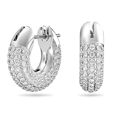 Vathë për femra Swarovski, të argjendtë