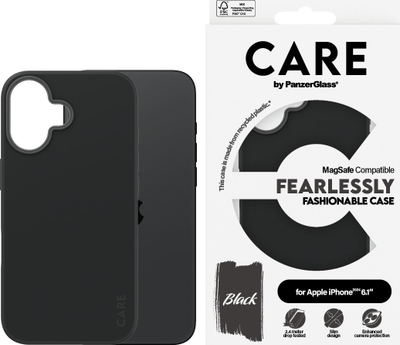 Mbulesë telefoni CARE by PanzerGlass Fashionable Case për iPhone 16, MagSafe, transparente
