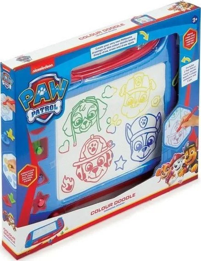 Табла за цртање Nickelodeon Paw Patrol Pup Tacular, магнетна, повеќебојна, црвено-сина